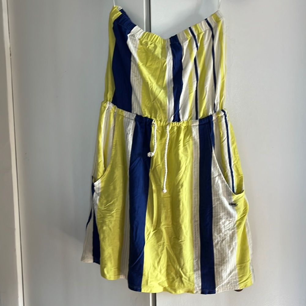 Roxy strapless cover up/dress NWOT
